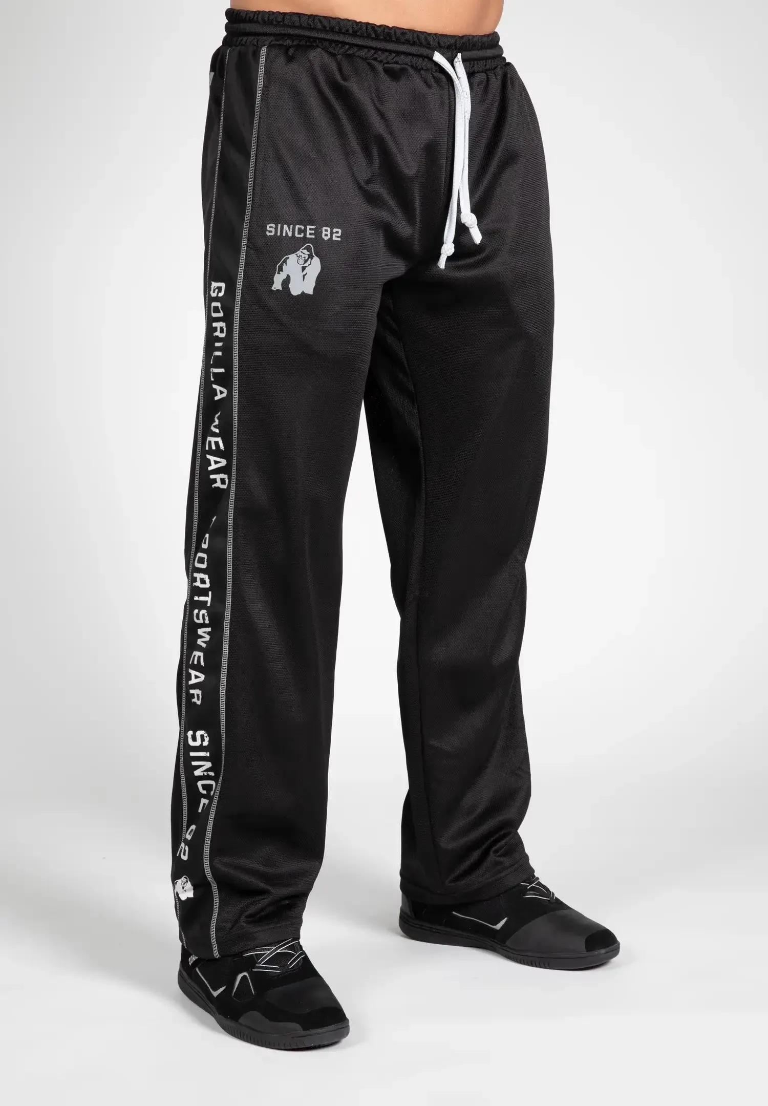 Gorilla Wear Functional Mesh Pants - Black/White