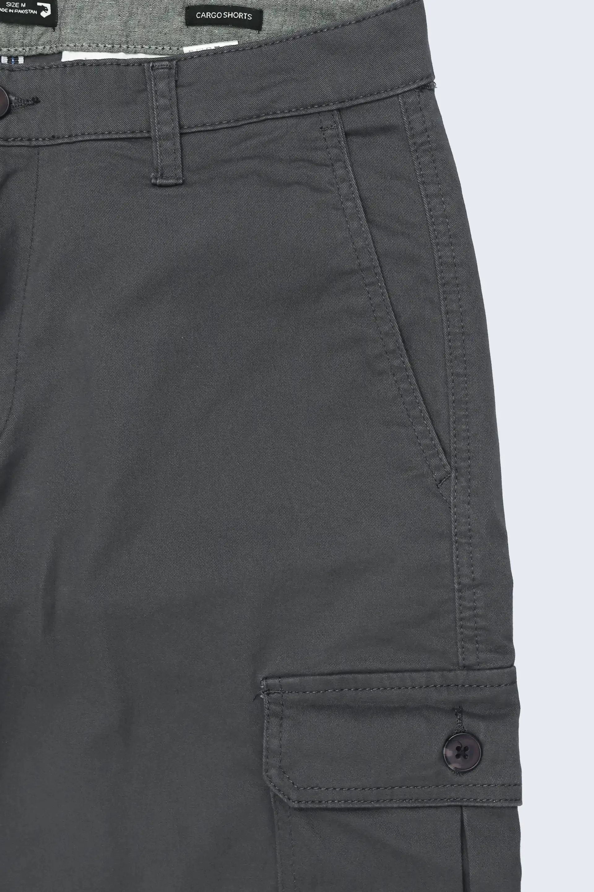 Grey Cargo Shorts