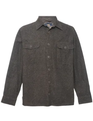 Grey Classic Flannel Shirt - L