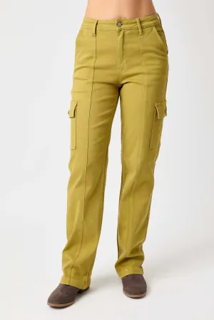 Hi Rise Cargo Pants