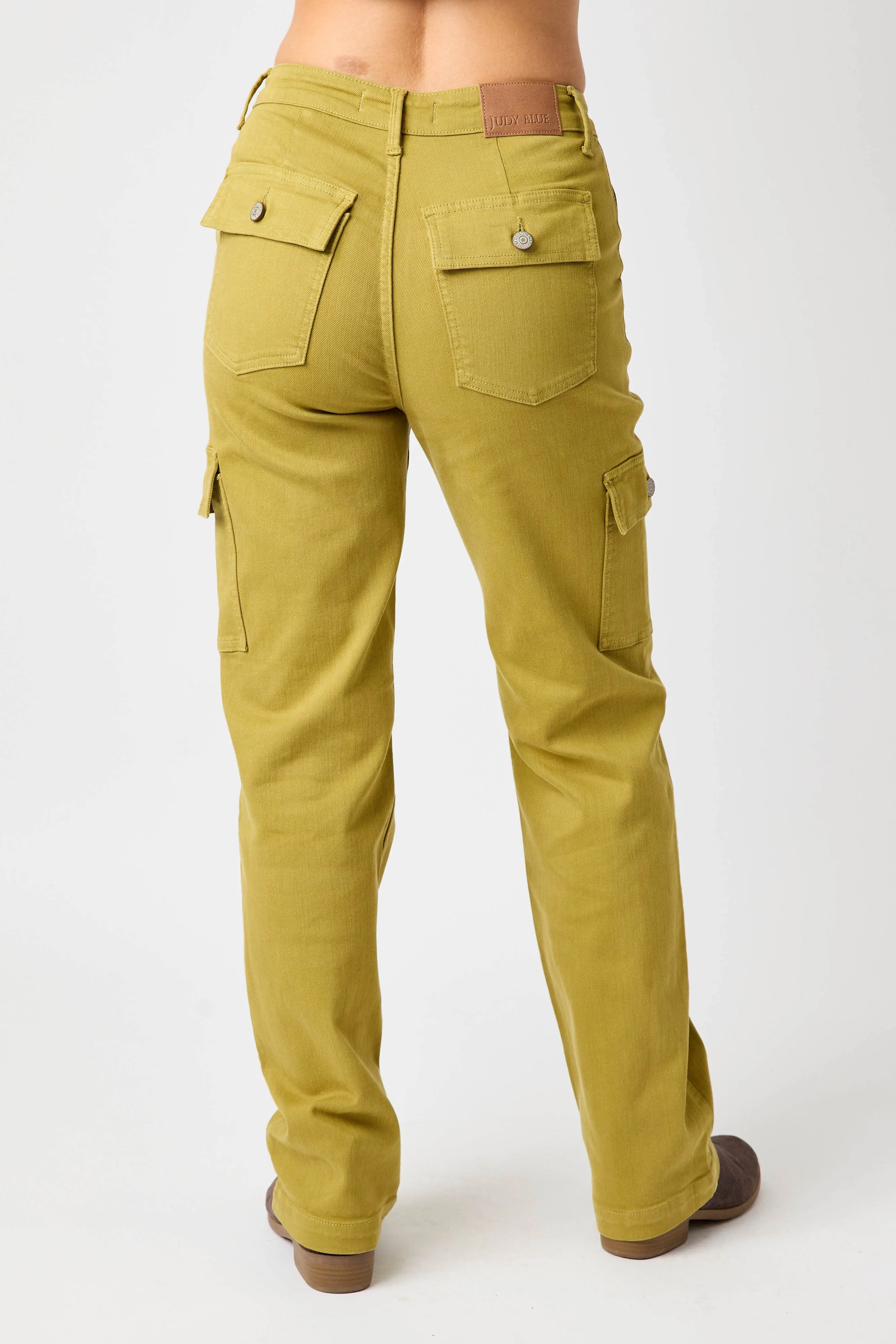 Hi Rise Cargo Pants