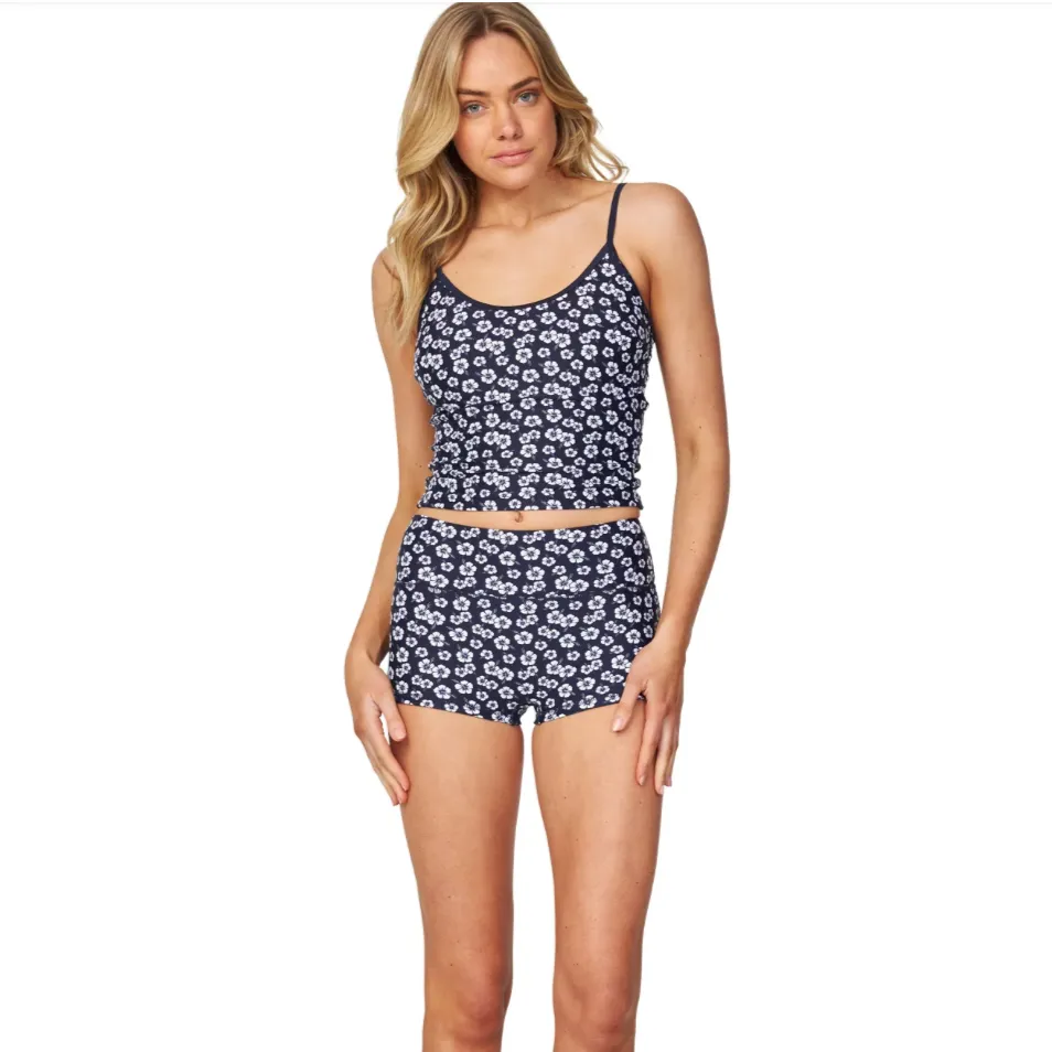 Hibiscus Retro Swim Short