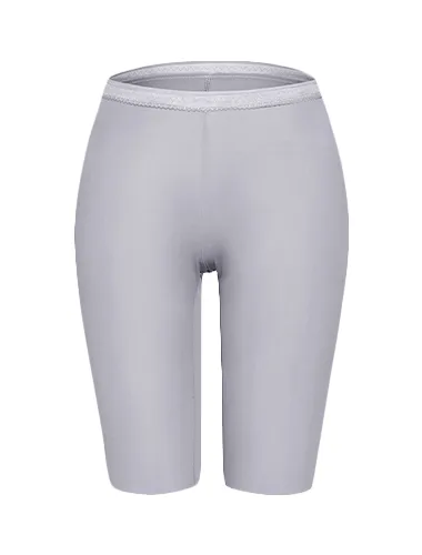 MANCYFIT Slip Shorts for Women Smooth Short Leggings Half Mid Thigh Legging Sleek Undershorts