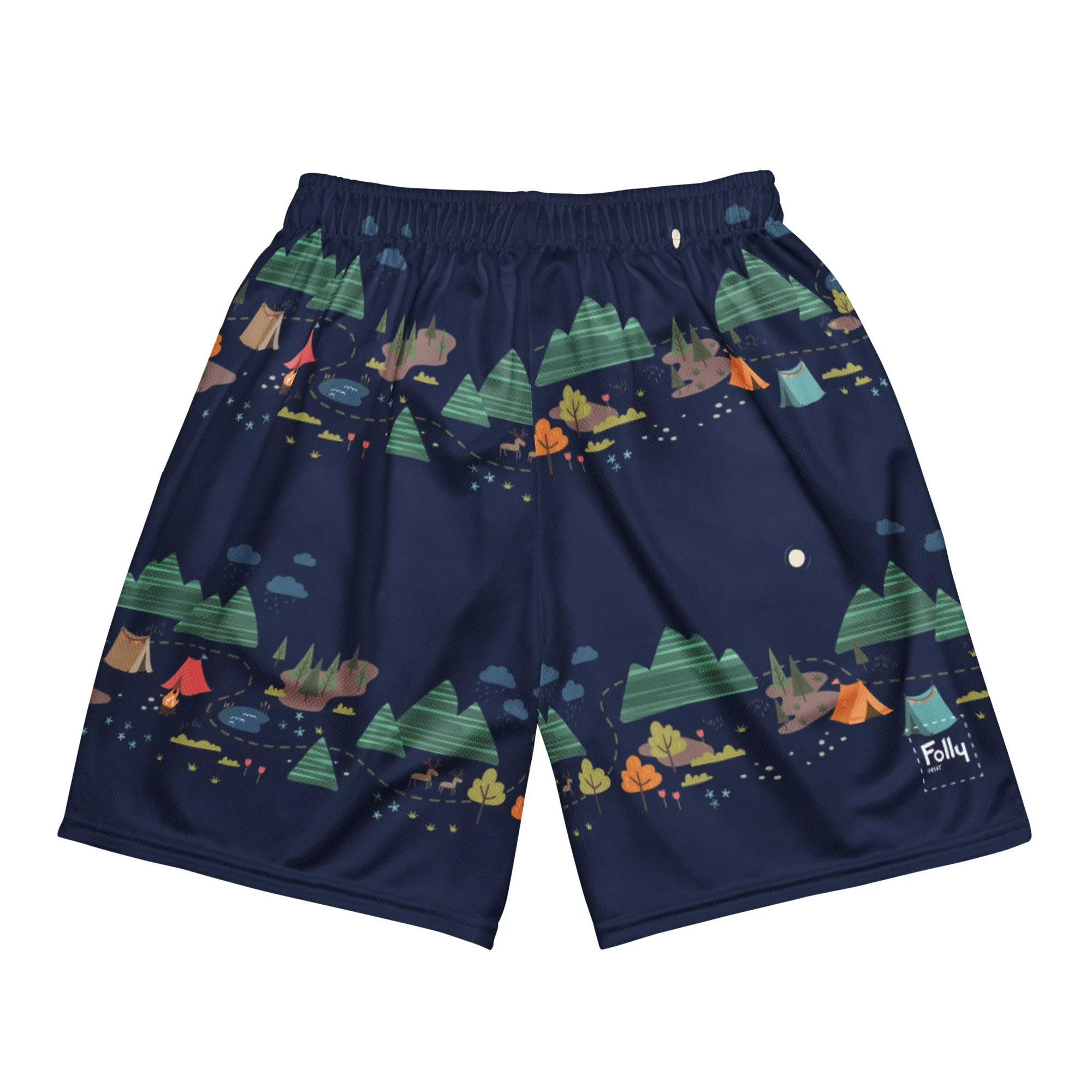 Map to Camp Mesh Shorts: Navy