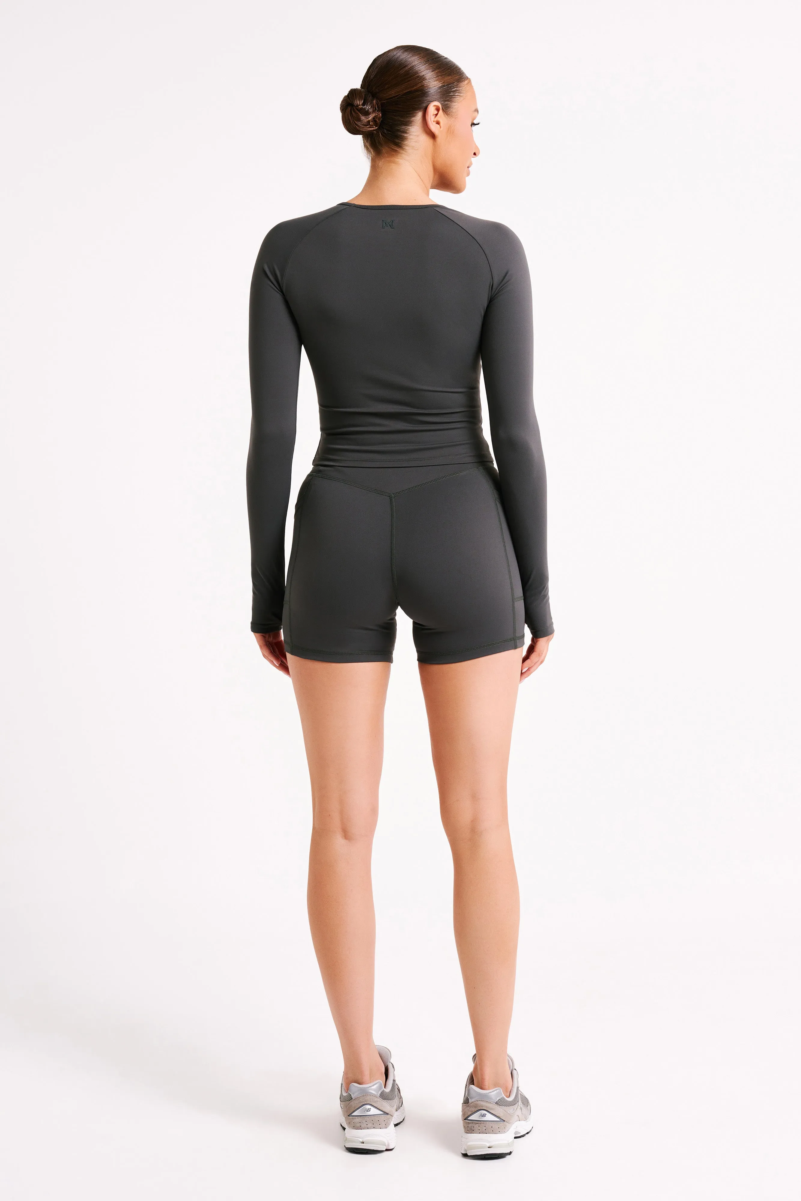 Martina Bike Shorts With Pocket - Charcoal