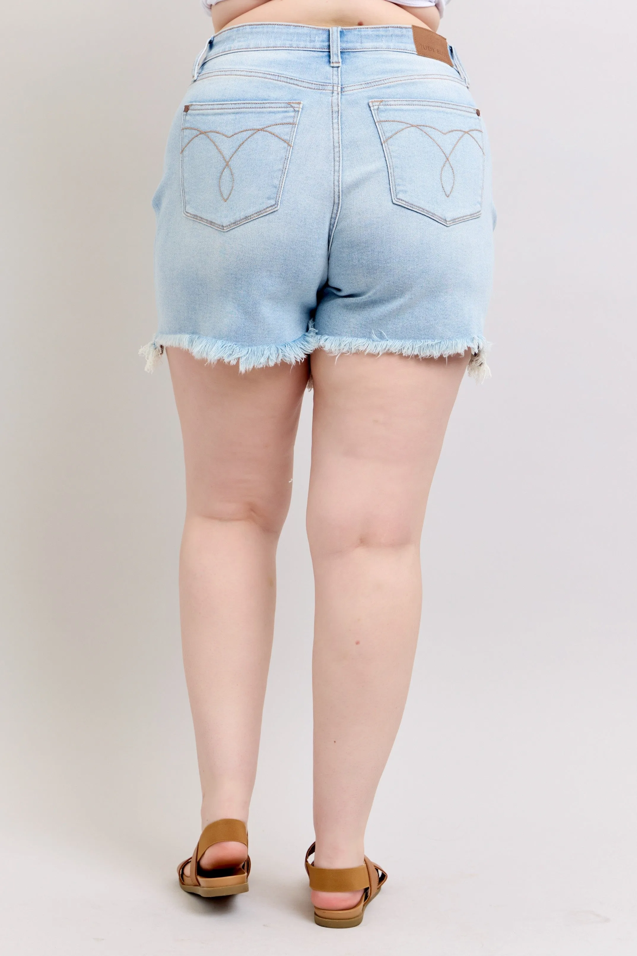 Mazie 2 Button Dad Shorts
