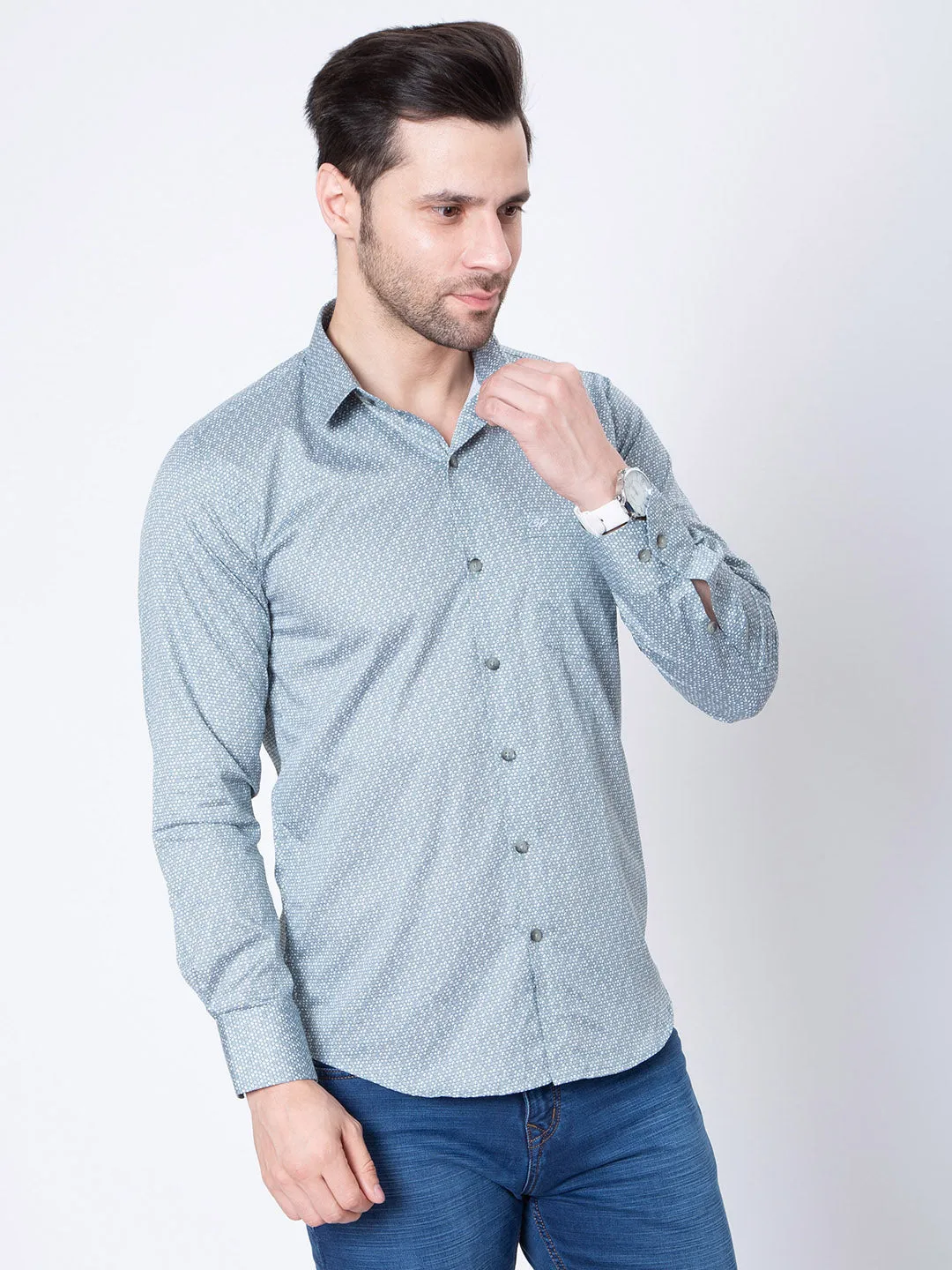Men Printed Casual Shirt