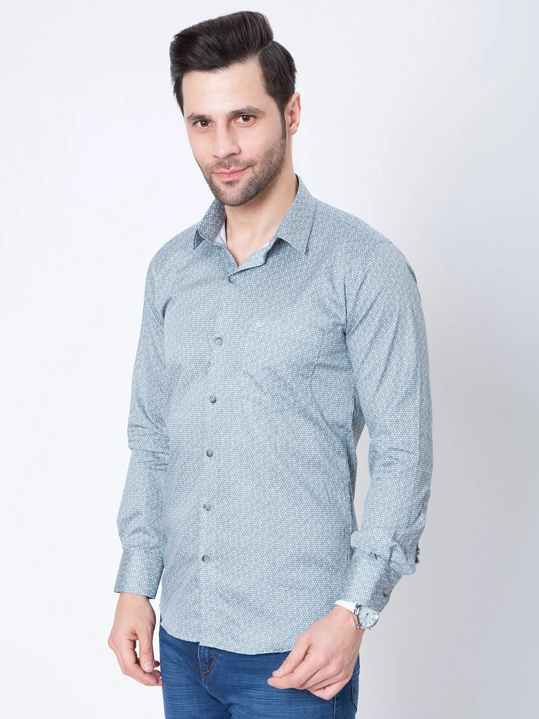 Men Printed Casual Shirt