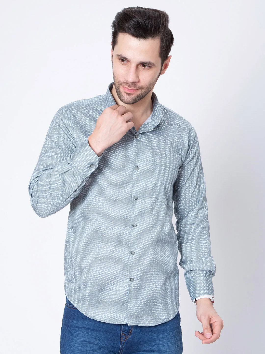 Men Printed Casual Shirt
