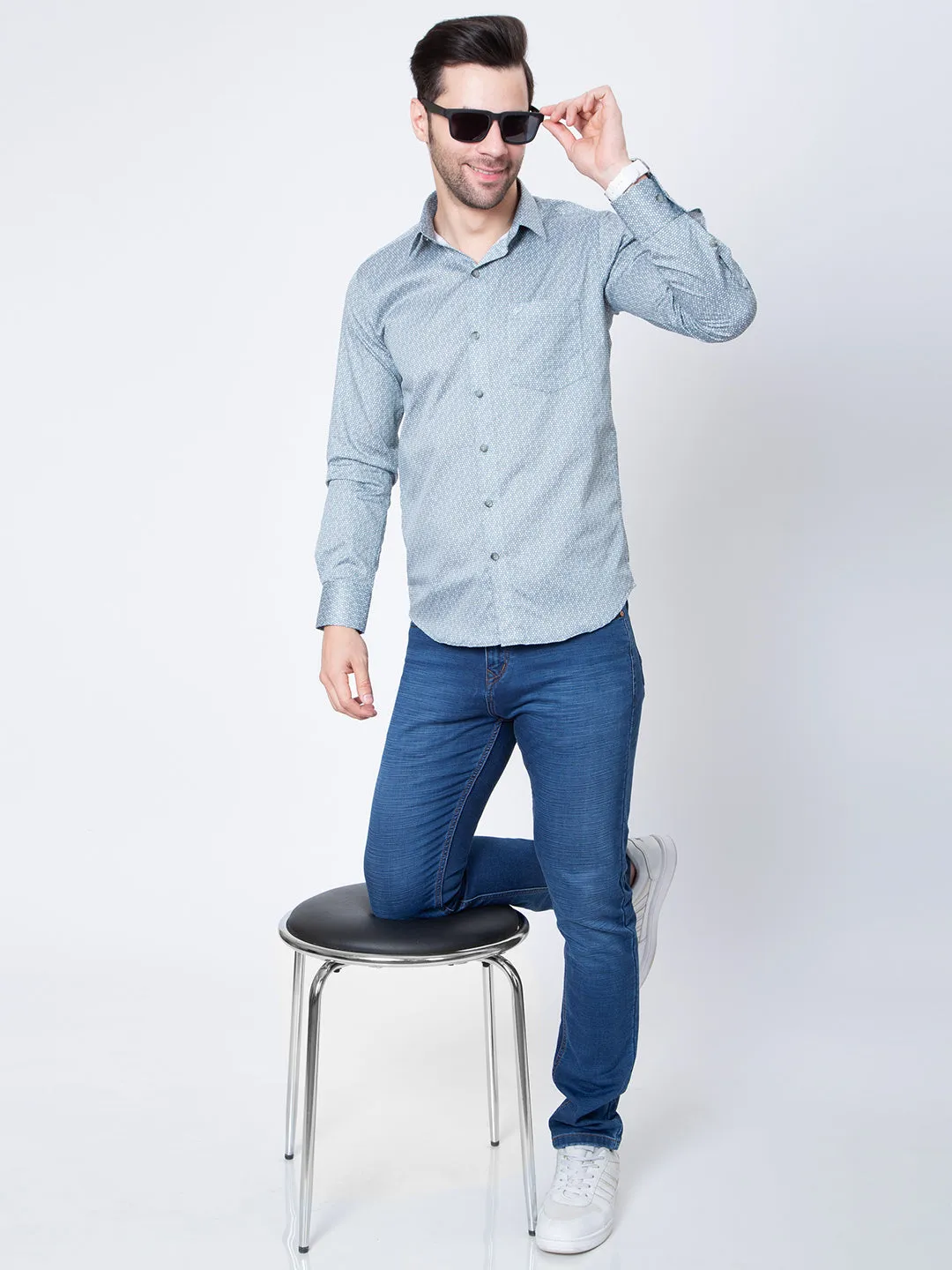 Men Printed Casual Shirt