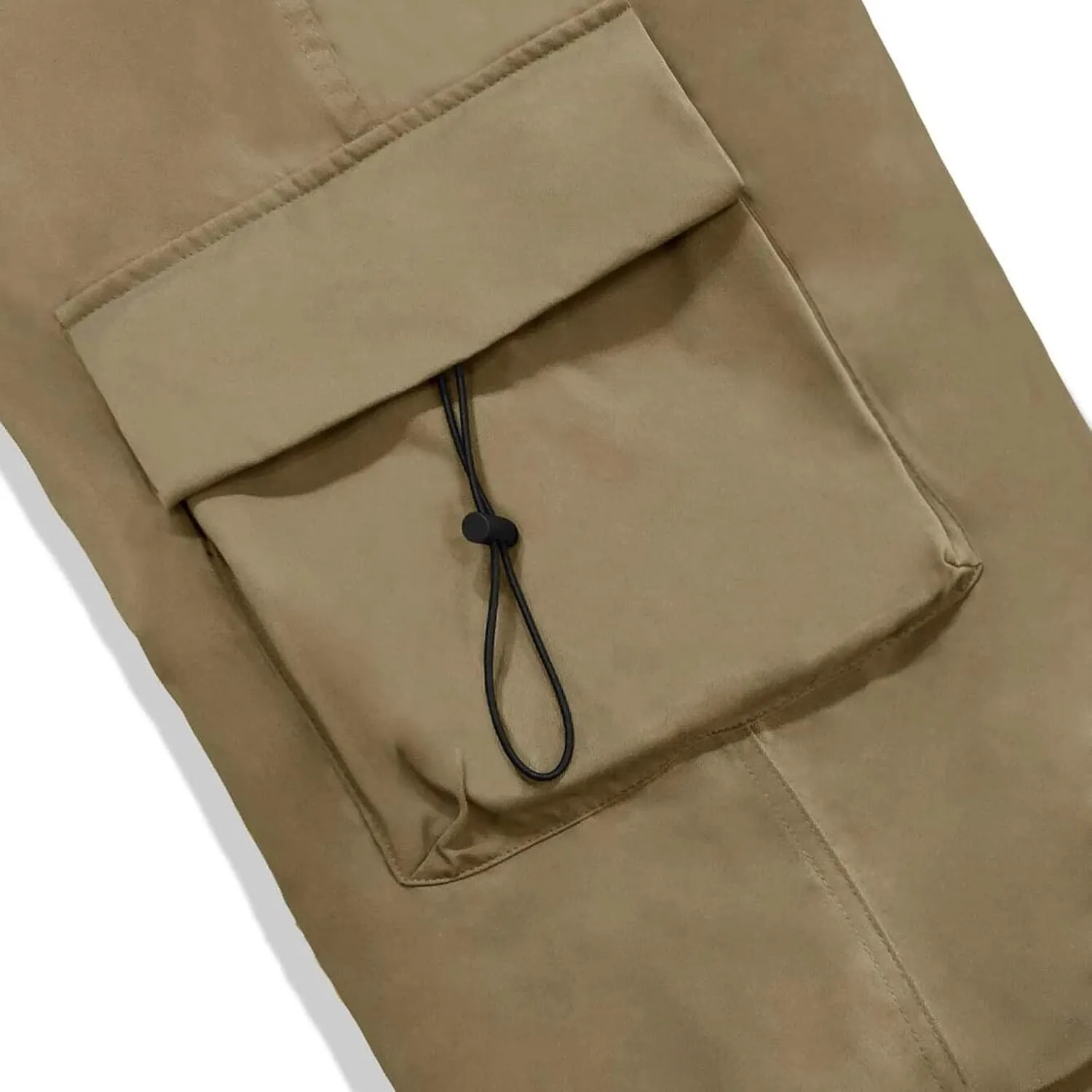 Men's Baggy Cargo Pants Drawstring Casual Y2K Parachute Pants Loose Fit Harem Joggers with Pockets