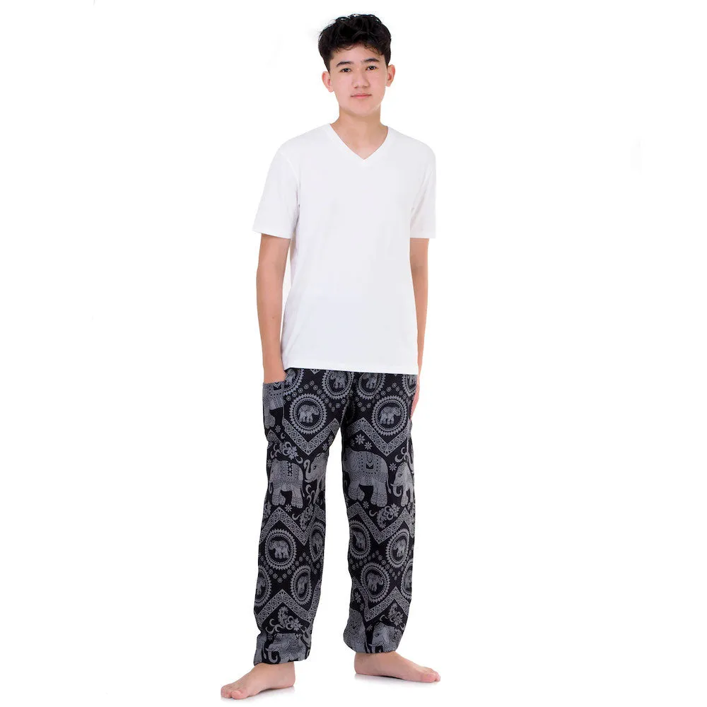 Men's Elephant Harem Pants Red Chang