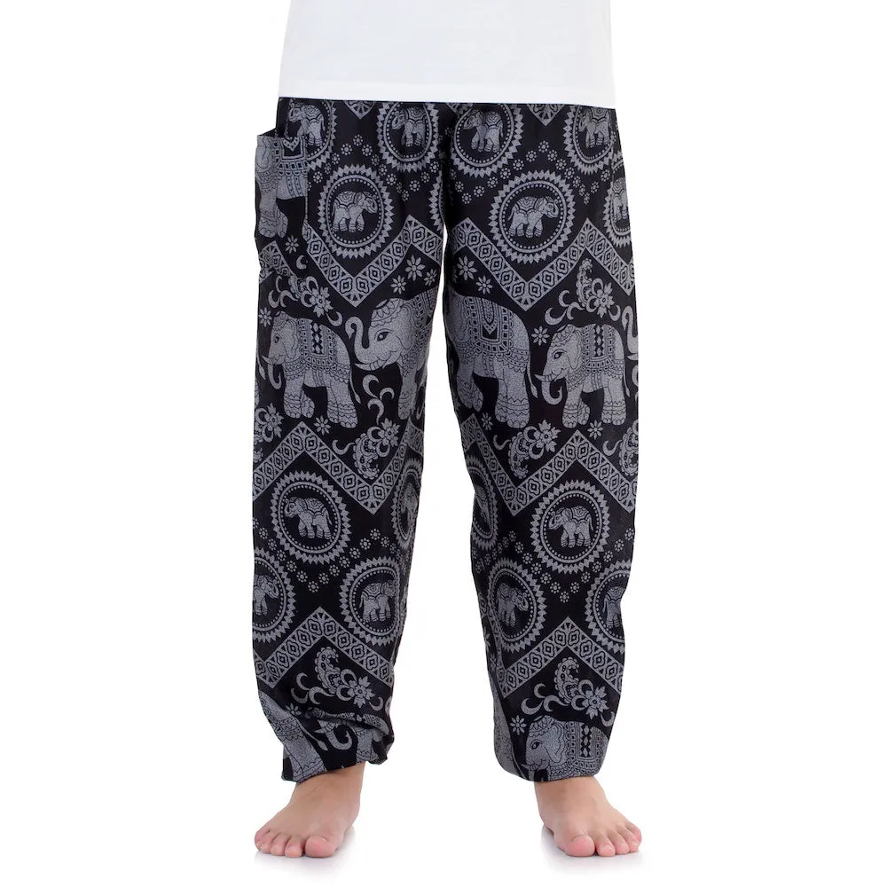 Men's Elephant Harem Pants Red Chang