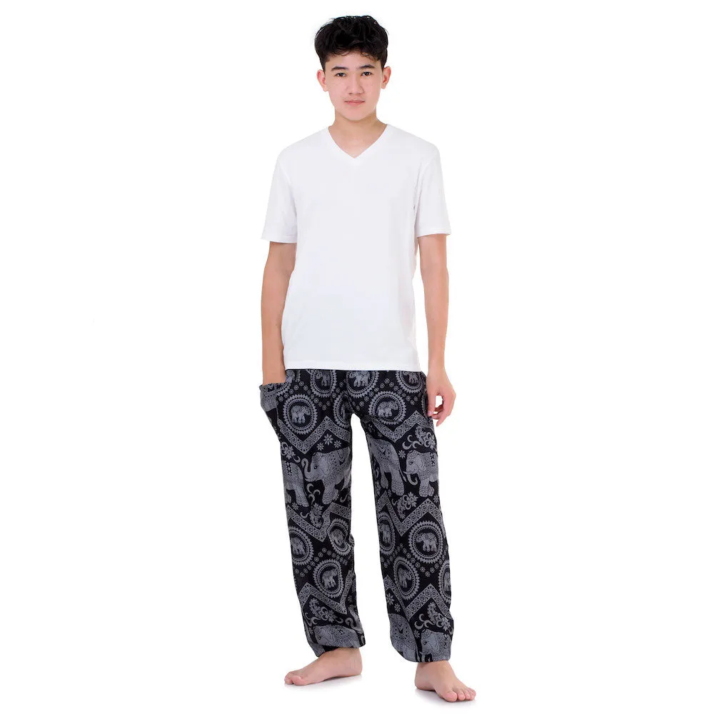 Men's Elephant Harem Pants Red Chang