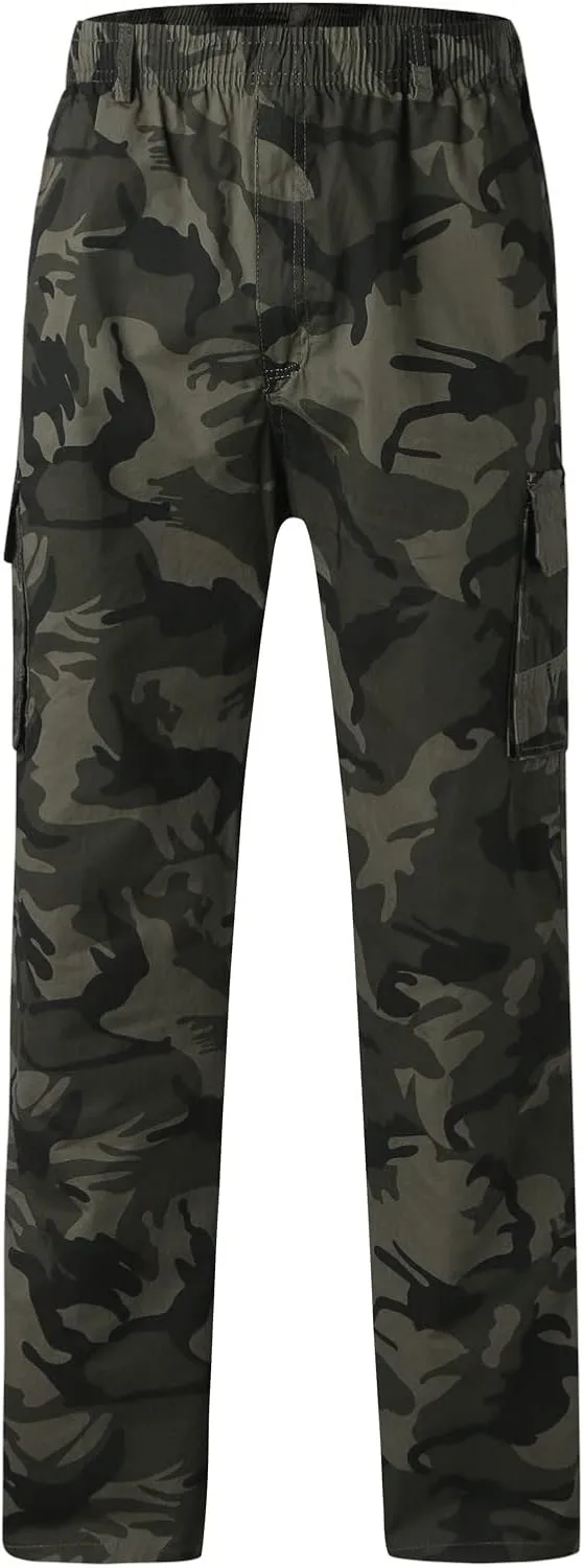 Mens Workout Cargo Sweatpants Men's Pants Sweat Pants for Men Men's Basic Active Fleece Jogger Pants Regular and Big