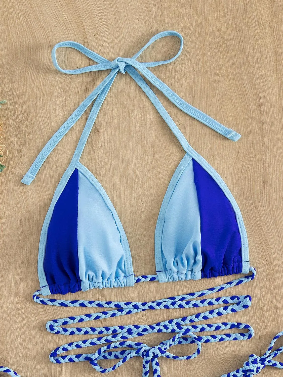 Ocean Diva Colorblock Crisscross Two Piece Swimsuit