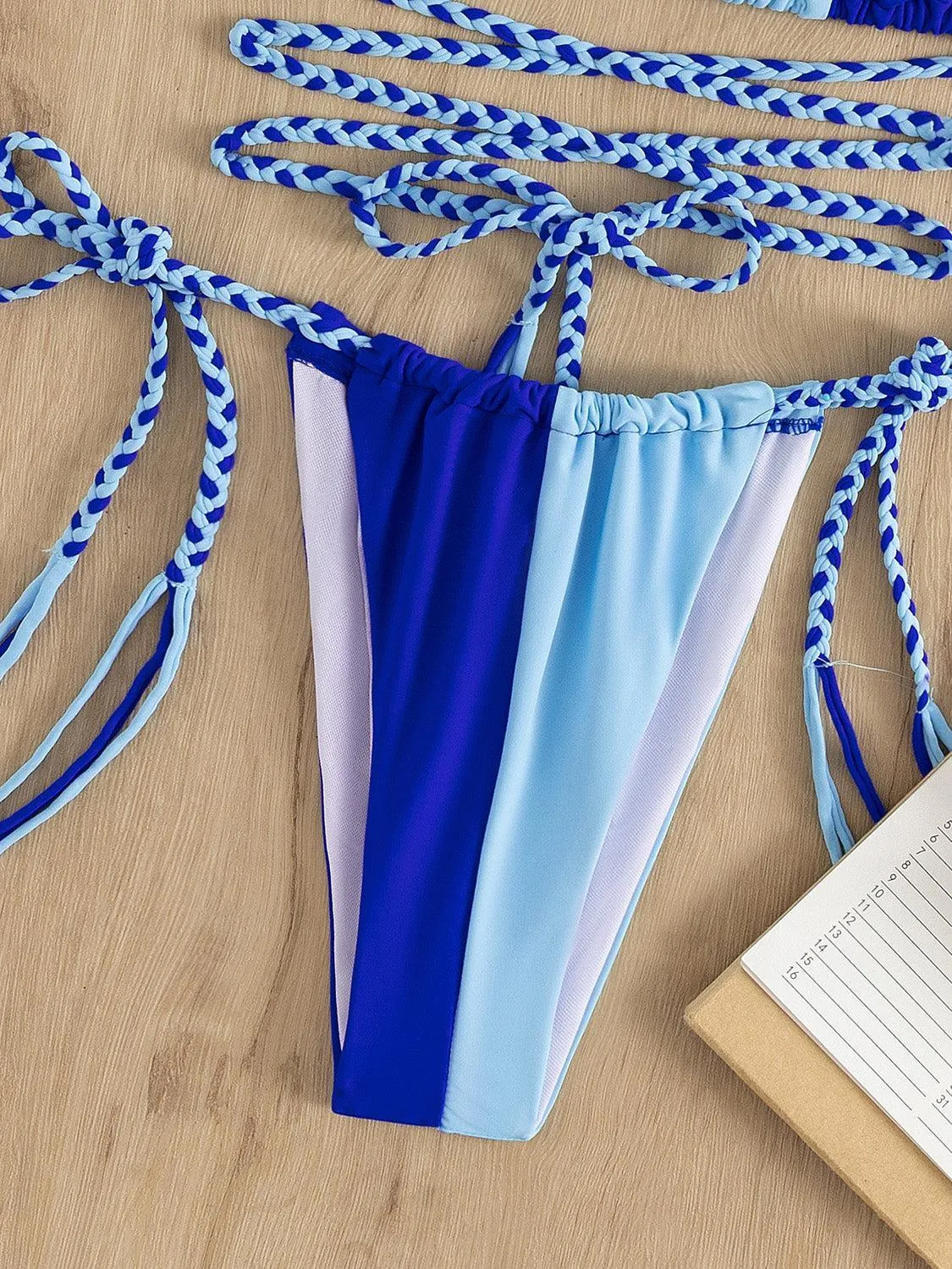 Ocean Diva Colorblock Crisscross Two Piece Swimsuit