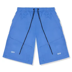 Off-White Athletic Cargo Shorts Blue