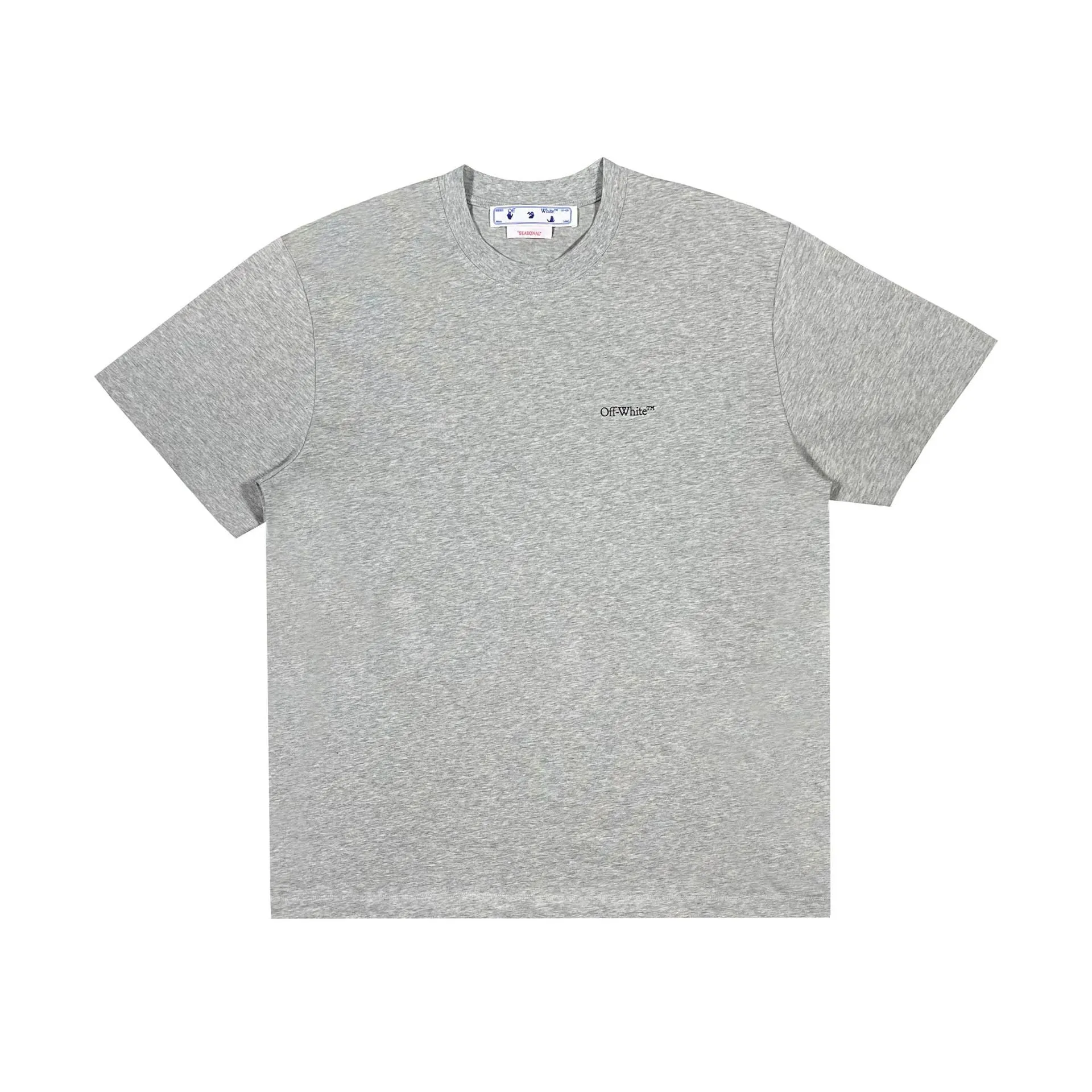 Off Whtie T Shirts Mosaic Arrow Male And Female Trendy Brand Short Sleeve