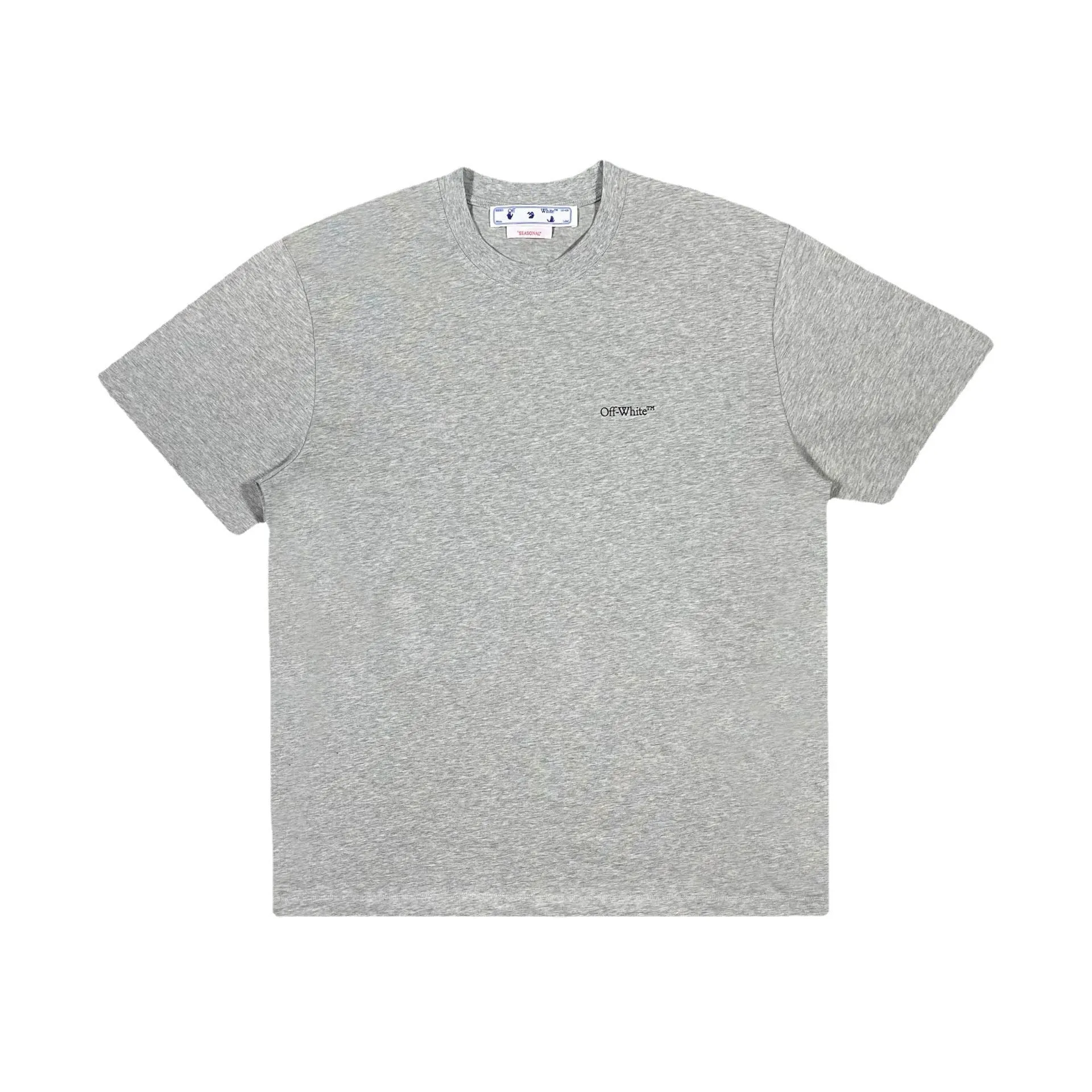Off Whtie T Shirts Mosaic Arrow Male And Female Trendy Brand Short Sleeve