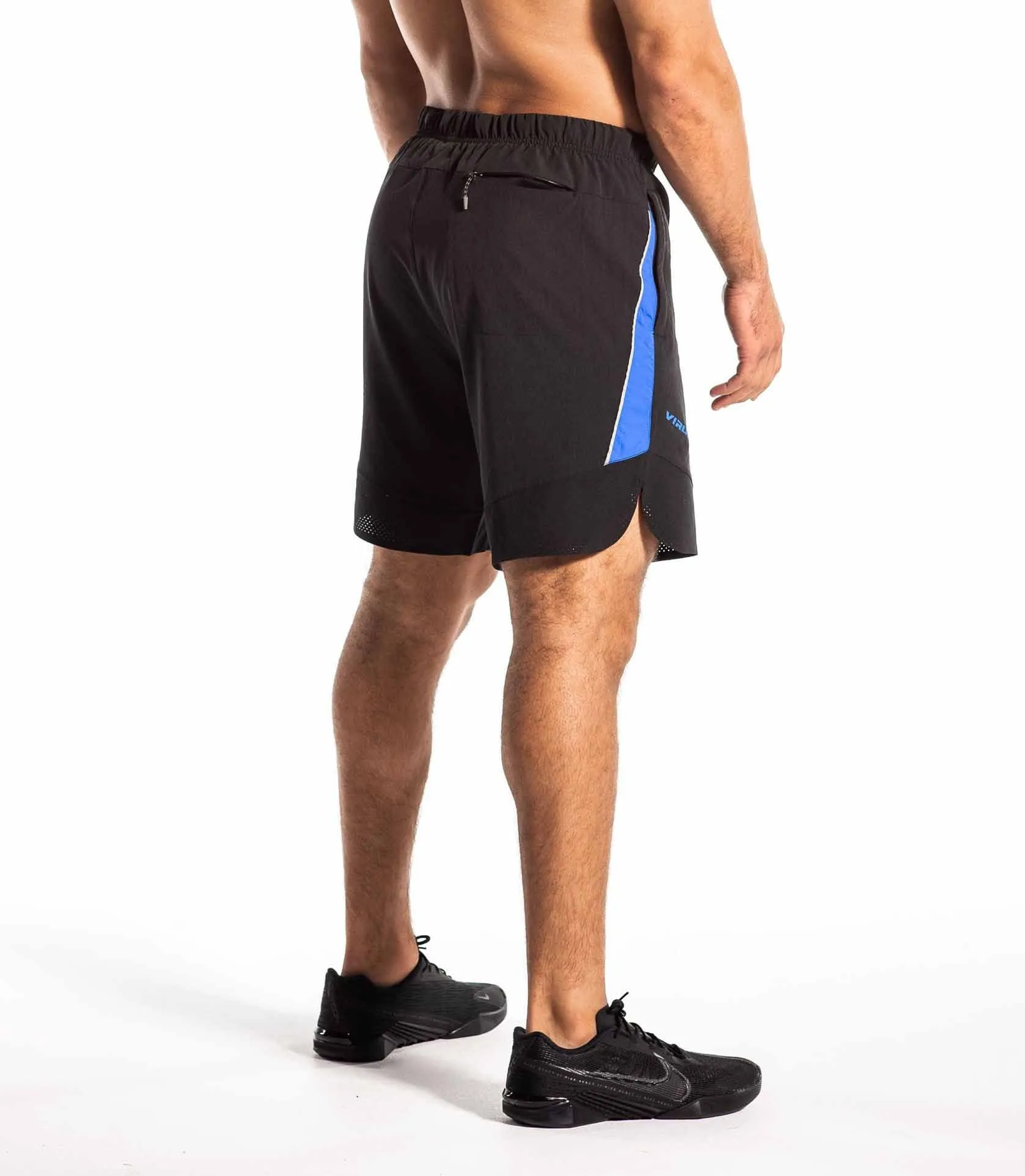 ORIGIN V3 ACTIVE SHORTS - BLACK/LEGACY BLUE