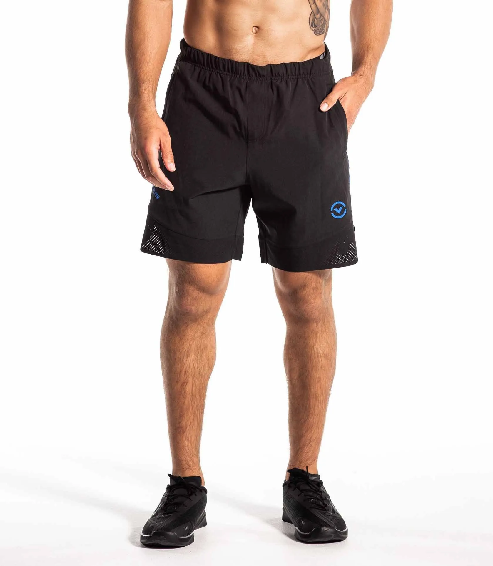 ORIGIN V3 ACTIVE SHORTS - BLACK/LEGACY BLUE