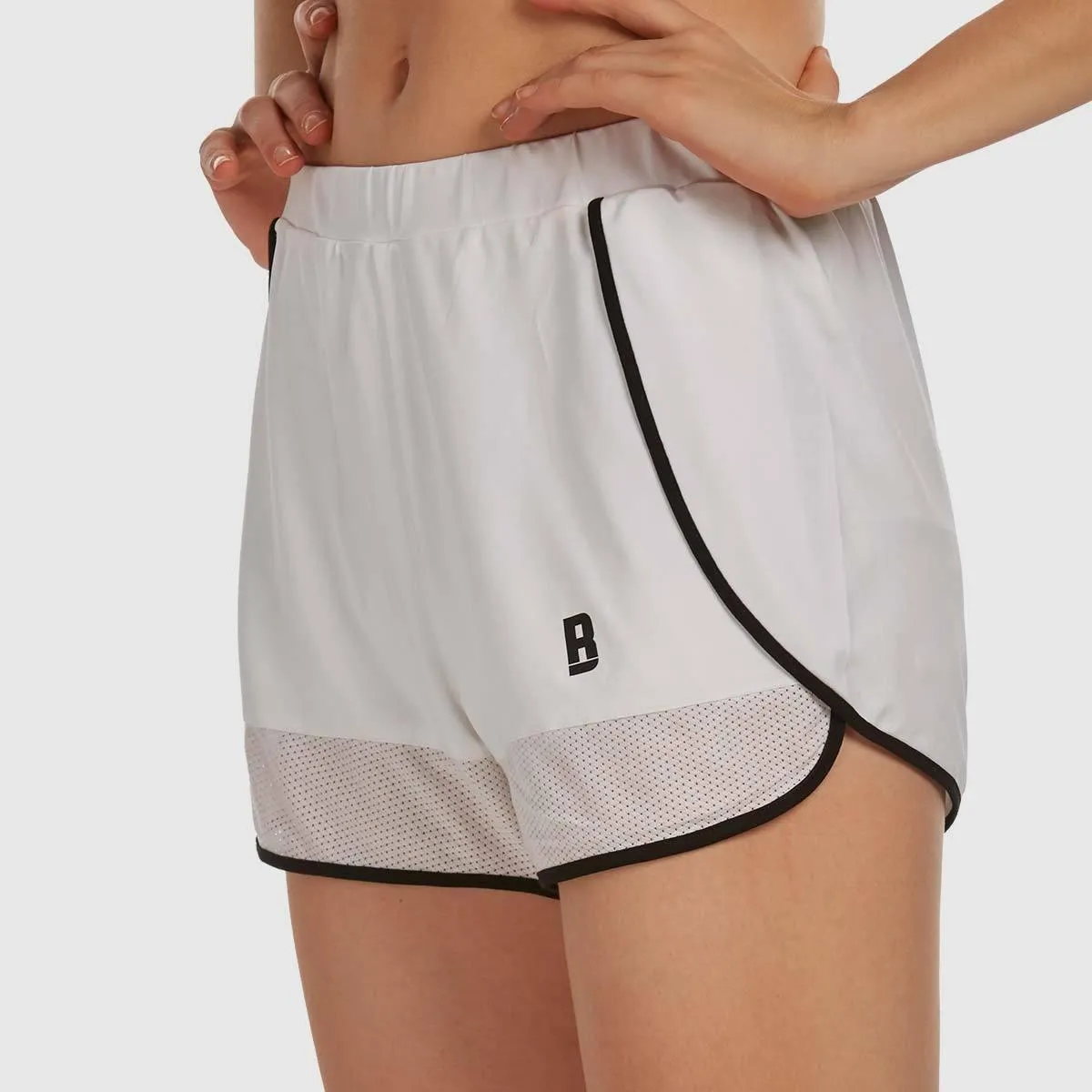 Overlap Training Shorts - White