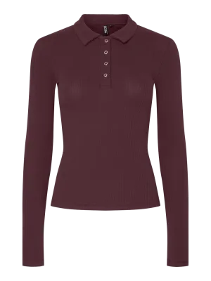 PCKITTE Polo-Shirt - Tawny Port