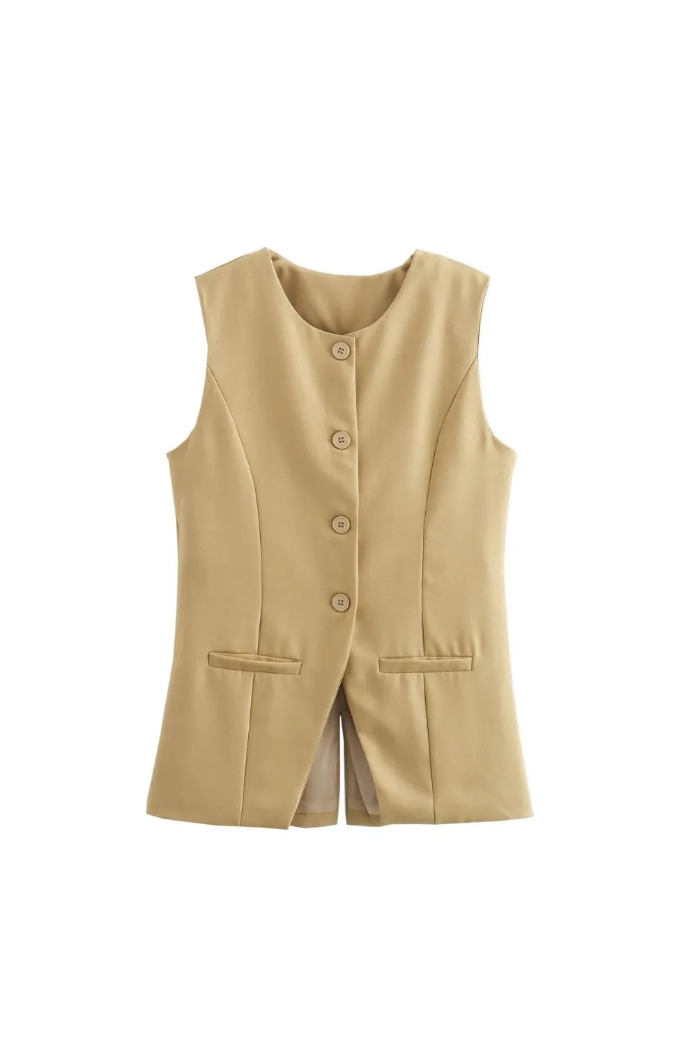 ‘Peyton’ Sleek Sleeveless Vest & Shorts (Sold Separately)