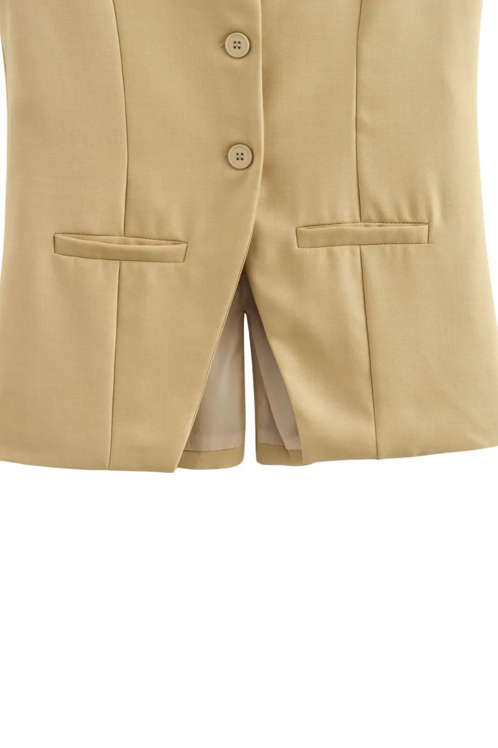 ‘Peyton’ Sleek Sleeveless Vest & Shorts (Sold Separately)