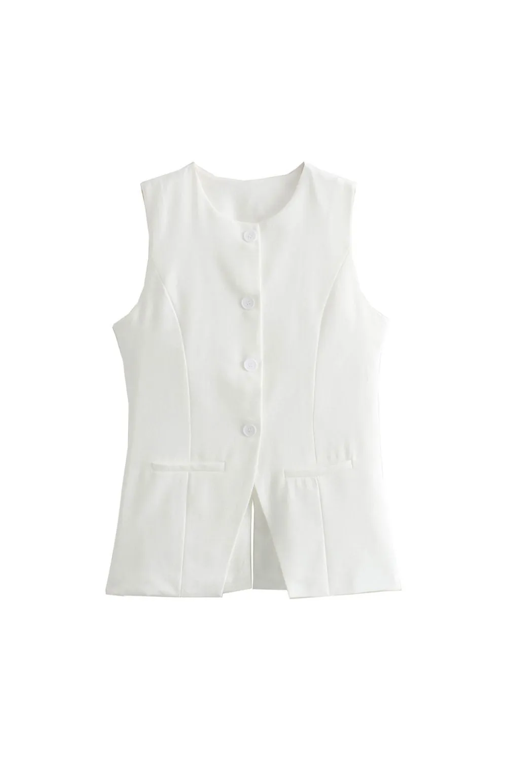 ‘Peyton’ Sleek Sleeveless Vest & Shorts (Sold Separately)