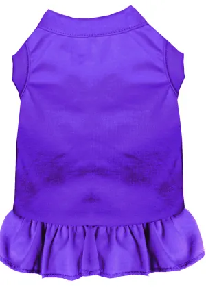 Plain Pet Dress Purple Xs