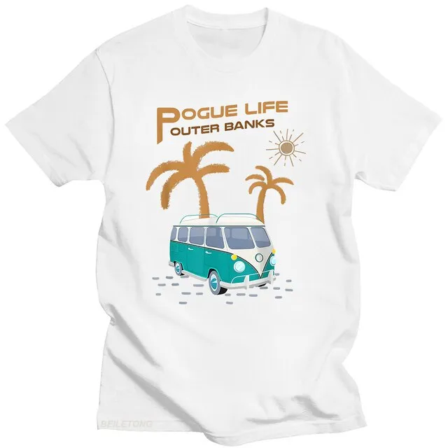 Pogue Life Outer Banks Women Vintage Cotton T-Shirt