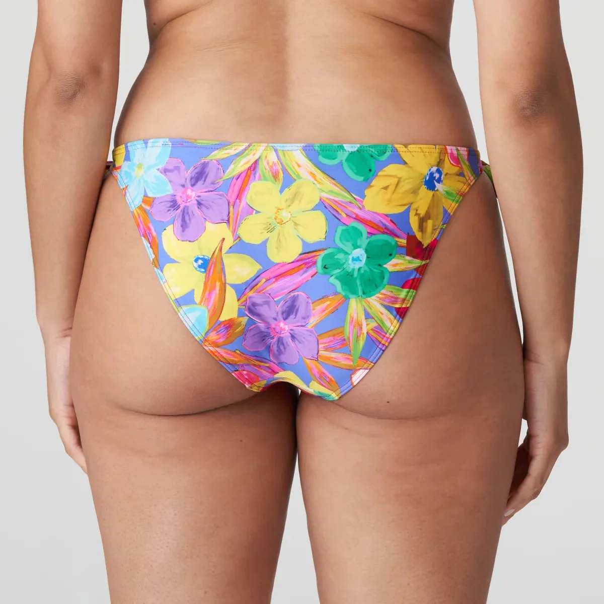 PrimaDonna Swimwear - Sazan Bikini Briefs Waist Ropes Blue Bloom