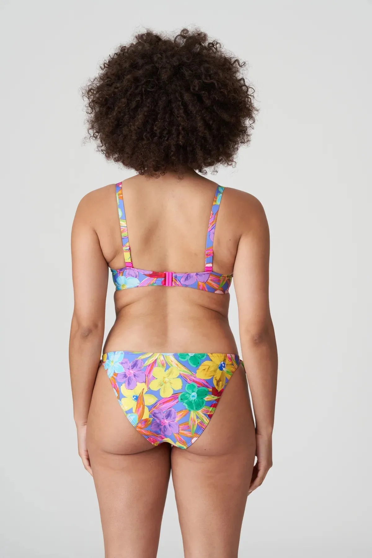 PrimaDonna Swimwear - Sazan Bikini Briefs Waist Ropes Blue Bloom