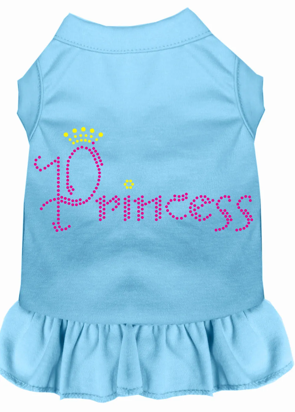 Princess Rhinestone Dress Baby Blue 4x