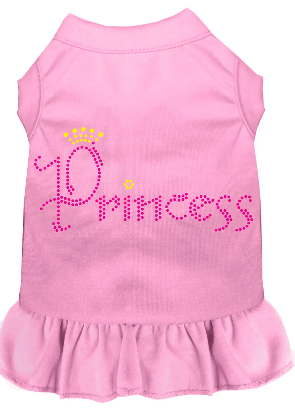 Princess Rhinestone Dress Light Pink Xxxl