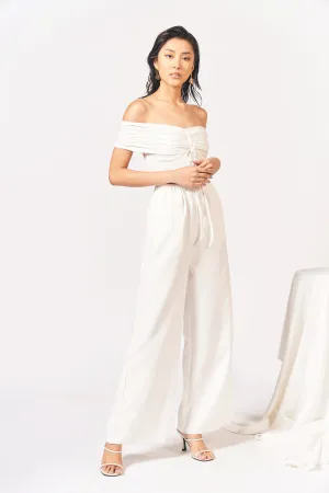 RAF Calcio Short Sleeve Pantsuit (White)
