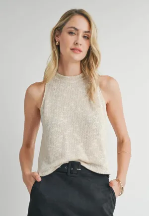 Sadie & Sage - Billie Knot Tank Oat