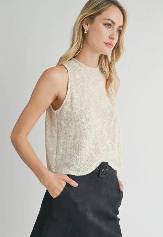 Sadie & Sage - Billie Knot Tank Oat