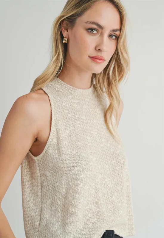 Sadie & Sage - Billie Knot Tank Oat