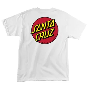 Santa Cruz Classic Dot T-Shirt - White