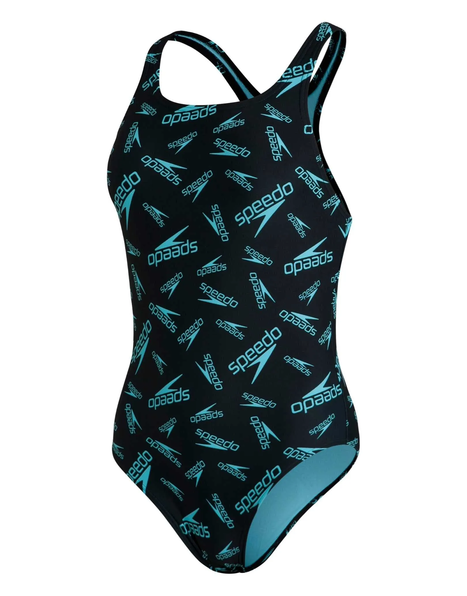 Speedo Boom Logo Allover Medalist Swimsuit