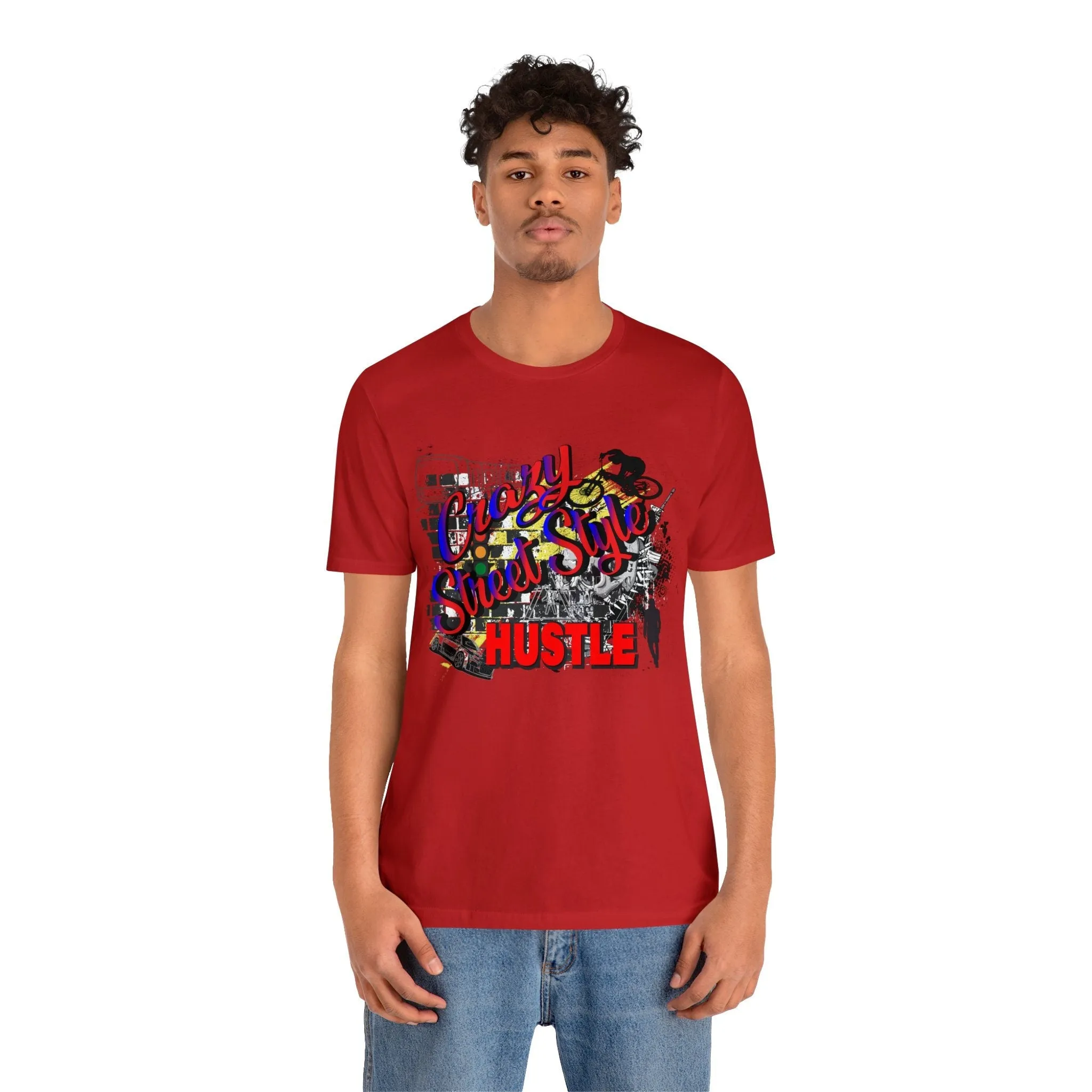 Street Style Hustle t shirt | Men and Women Trendy Positive Vibes Clothe | Colorful Lose fit dress T-shirt Design.