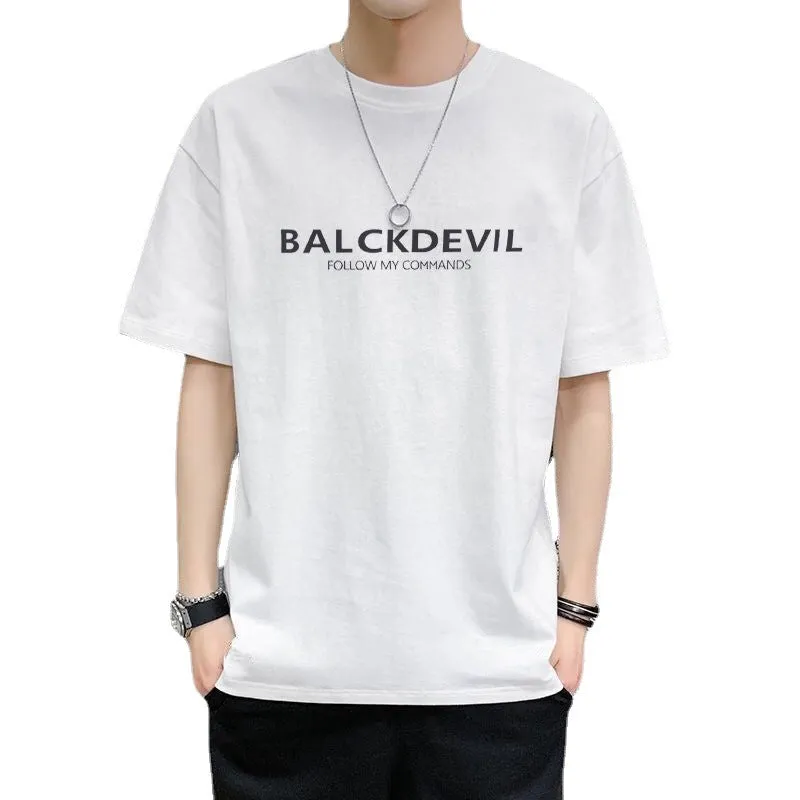 Summer Short Sleeve T-Shirt Trendy Loose INS Teens Tops T-Shirt