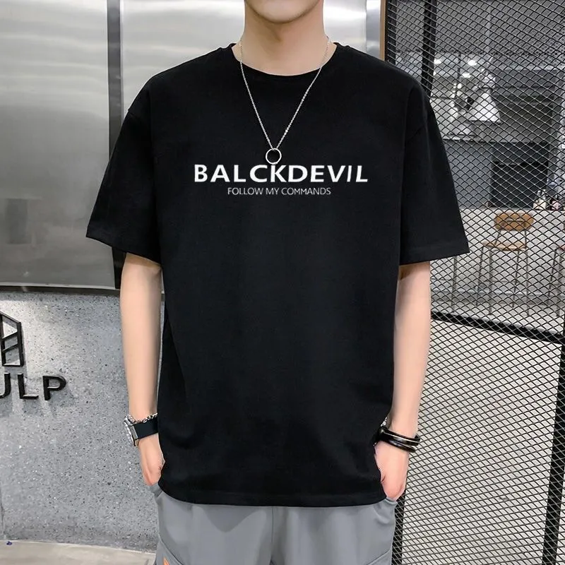 Summer Short Sleeve T-Shirt Trendy Loose INS Teens Tops T-Shirt