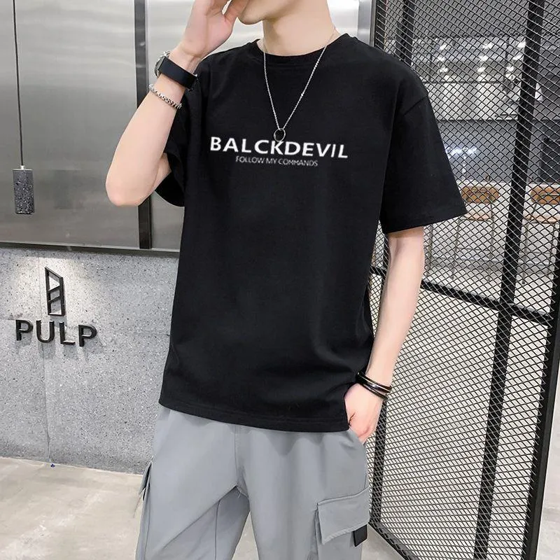 Summer Short Sleeve T-Shirt Trendy Loose INS Teens Tops T-Shirt