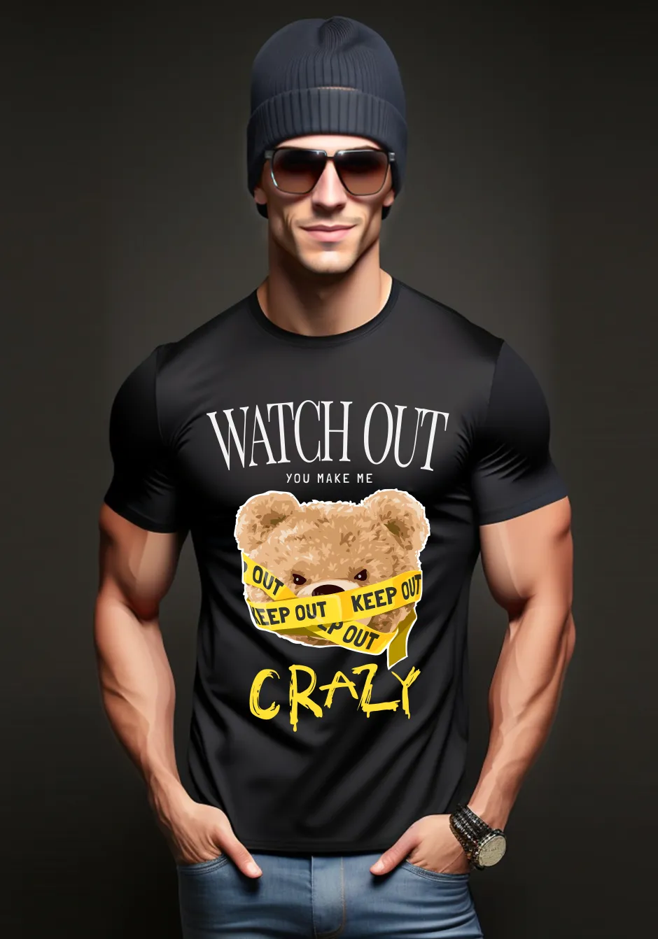 Teddy Watch Out T-Shirts | Grooveman Music