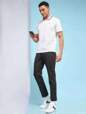 Textured 4 Way Stretch Pants with Reflective Detail