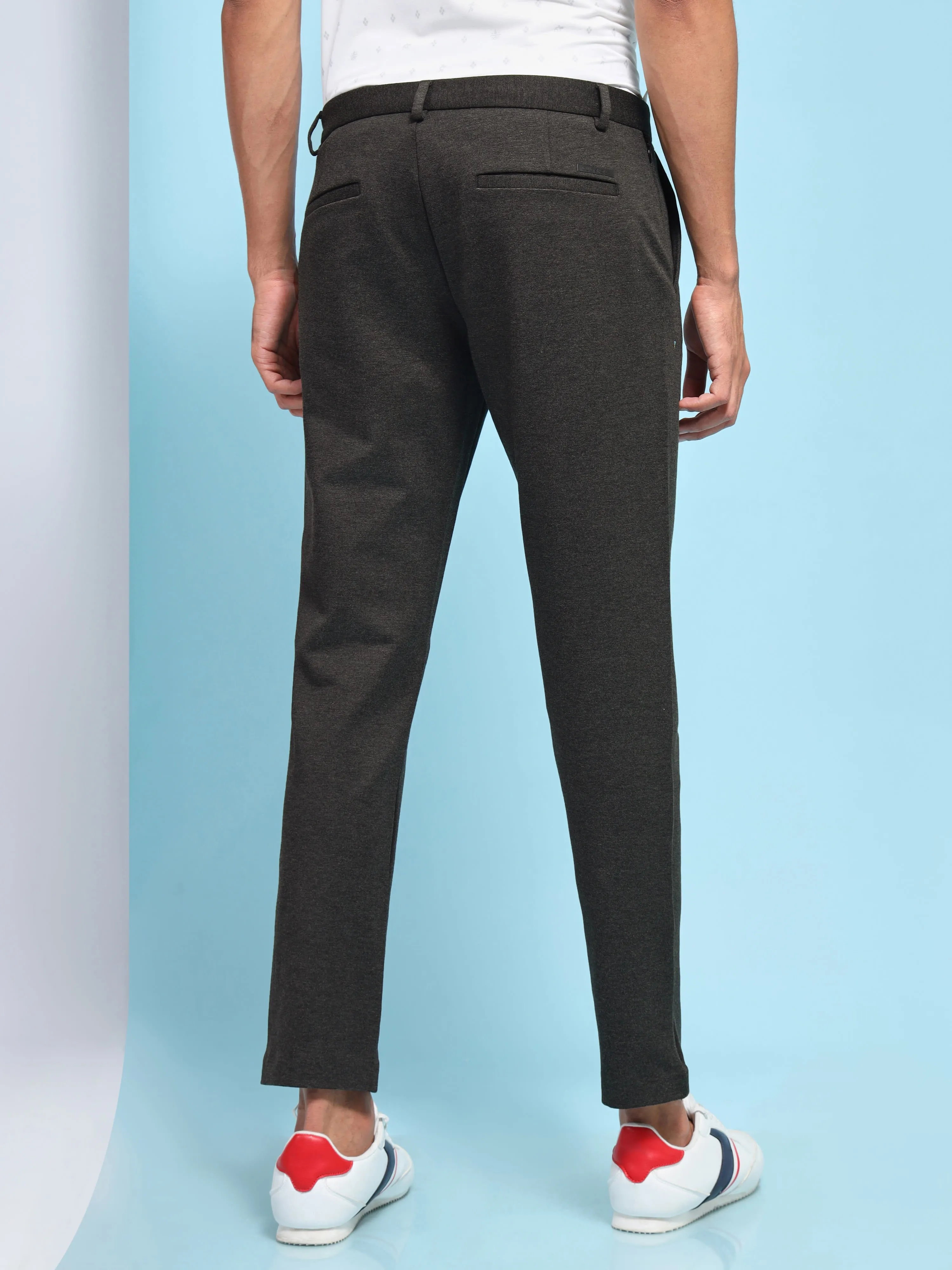 Textured 4 Way Stretch Pants with Reflective Detail
